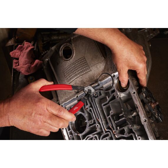 Съемник стопорных колец Milwaukee LARGE CIRCLIP PLIER STRAIGHT - 4932492493, Модель: LARGE CIRCLIP PLIER STRAIGHT, Длина (мм): 188, внеший вид, изображение 3