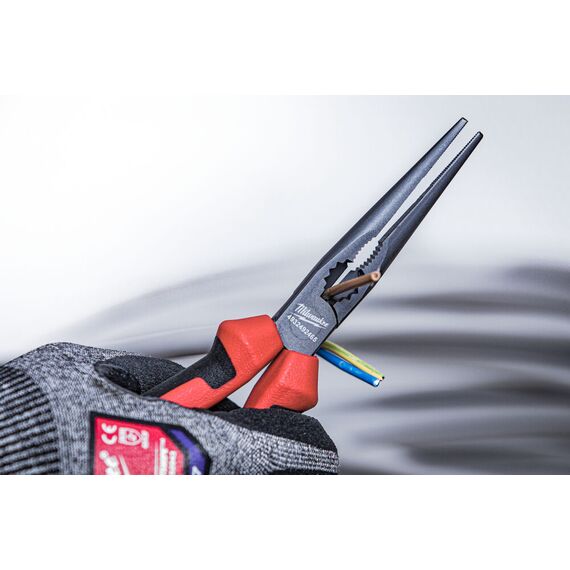 Длинногубцы Milwaukee LONG NOSE PLIER 205 MM - 4932492465, Модель: LONG NOSE PLIER 205 MM, Длина (мм): 205, внеший вид, изображение 5