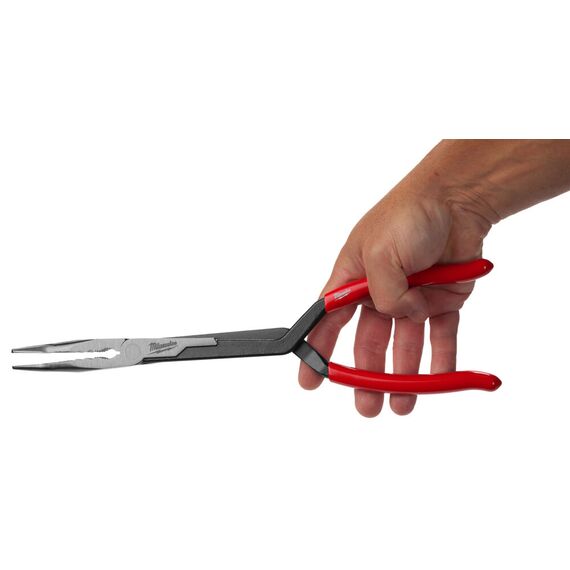 Длинногубцы изогнутые Milwaukee LONG REACH PLIER 45° удлиненные - 4932492498, Модель: LONG REACH PLIER 45°, Длина (мм): 326, внеший вид, изображение 10