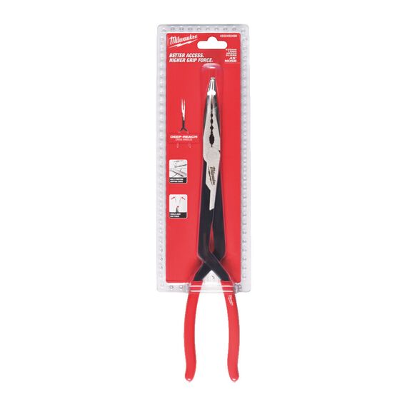 Длинногубцы изогнутые Milwaukee LONG REACH PLIER 45° удлиненные - 4932492498, Модель: LONG REACH PLIER 45°, Длина (мм): 326, внеший вид, изображение 3