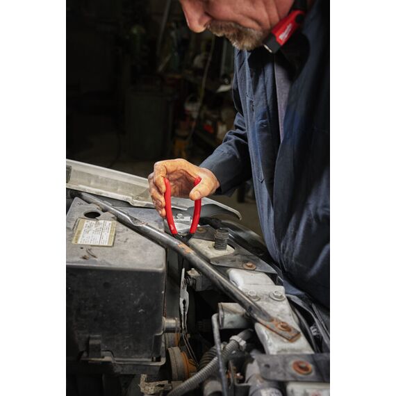 Длинногубцы прямые Milwaukee LONG REACH PLIER STRAIGHT удлиненные - 4932492497, Модель: LONG REACH PLIER STRAIGHT, Длина (мм): 322, внеший вид, изображение 6