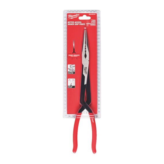 Длинногубцы прямые Milwaukee LONG REACH PLIER STRAIGHT удлиненные - 4932492497, Модель: LONG REACH PLIER STRAIGHT, Длина (мм): 322, внеший вид, изображение 3