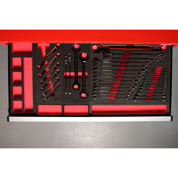Ложемент с комбинированными ключами Milwaukee MAXBITE METRIC COMBINATION SPANNER FOAM 27 PC SET - 4932493247, Модель: MAXBITE METRIC COMBINATION SPANNER FOAM 27 PC SET, фото, изображение 5 Ложемент с комбинированными ключами Milwaukee MAXBITE METRIC COMBINATION SPANNER FOAM 27 PC SET - 4932493247, Модель: MAXBITE METRIC COMBINATION SPANNER FOAM 27 PC SET, внеший вид, изображение 5