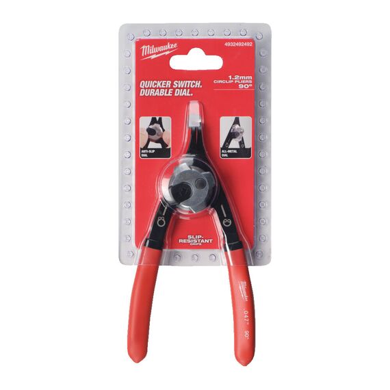 Съемник стопорных колец Milwaukee MEDIUM CIRCLIP PLIER 90° - 4932492492, Модель: MEDIUM CIRCLIP PLIER 90°, Длина (мм): 147, фото, изображение 2 Съемник стопорных колец Milwaukee MEDIUM CIRCLIP PLIER 90° - 4932492492, Модель: MEDIUM CIRCLIP PLIER 90°, Длина (мм): 147, внеший вид, изображение 2