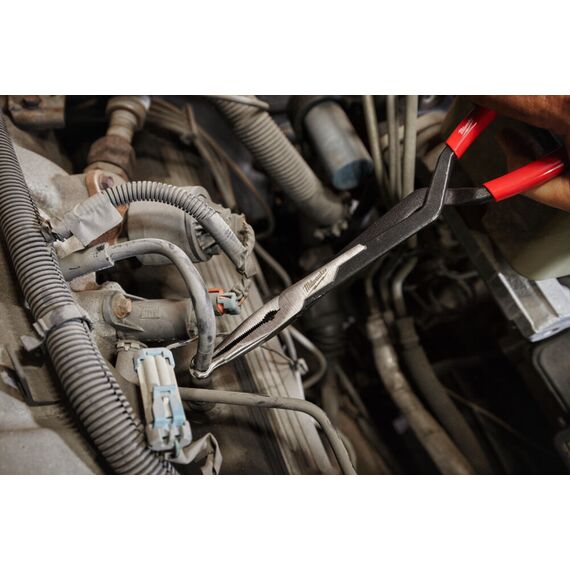 Длинногубцы Milwaukee MEDIUM DIAMETER HOSE GRIP PLIER с круглым захватом - 4932492501, Модель: MEDIUM DIAMETER HOSE GRIP PLIER, Длина (мм): 324, фото, изображение 4 Длинногубцы Milwaukee MEDIUM DIAMETER HOSE GRIP PLIER с круглым захватом - 4932492501, Модель: MEDIUM DIAMETER HOSE GRIP PLIER, Длина (мм): 324, внеший вид, изображение 4