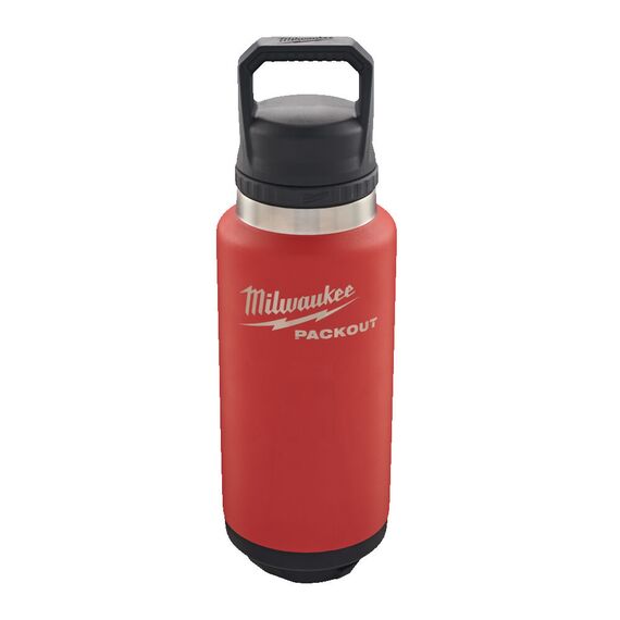 Термос Milwaukee PACKOUT BOTTLE 1065 ML CHUG LID RED - 4932493467, Модель: PACKOUT BOTTLE 1065 ML CHUG LID RED, внеший вид, изображение 2