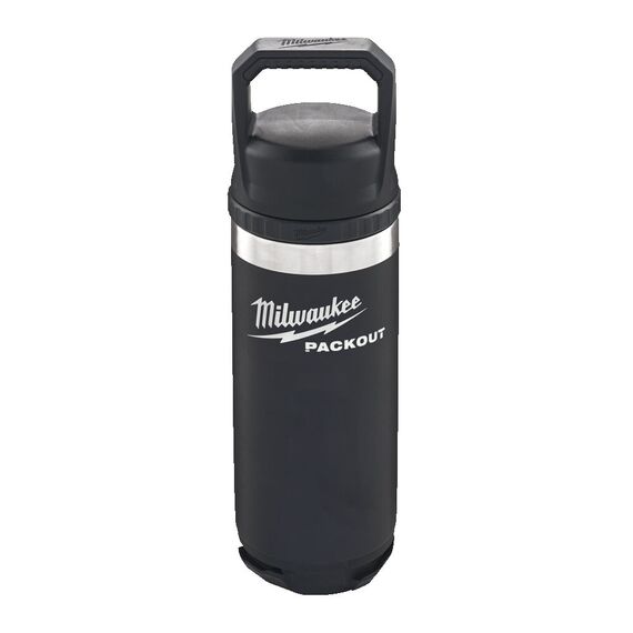 Термос Milwaukee PACKOUT BOTTLE 532 ML CHUG LID BLACK - 4932493992, Модель: PACKOUT BOTTLE 532 ML CHUG LID BLACK, внеший вид, изображение 2