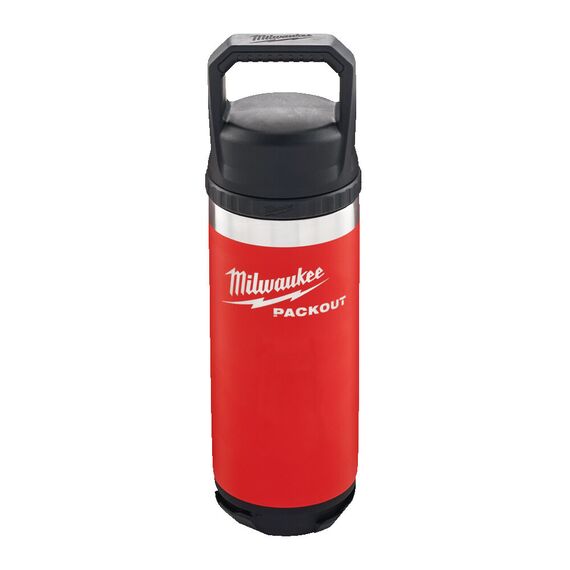 Термос Milwaukee PACKOUT BOTTLE 532 ML CHUG LID RED - 4932493991, Модель: PACKOUT BOTTLE 532 ML CHUG LID RED, внеший вид, изображение 2