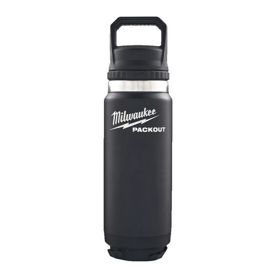 Термос Milwaukee PACKOUT BOTTLE 710 ML CHUG LID BLACK - 4932493466, Модель: PACKOUT BOTTLE 710 ML CHUG LID BLACK, внеший вид