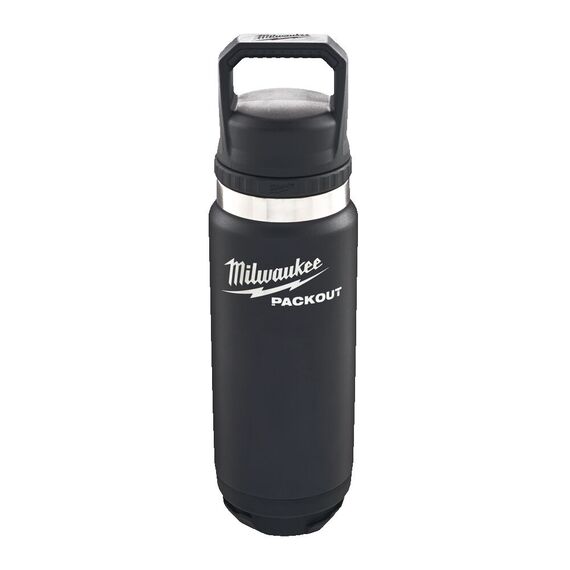 Термос Milwaukee PACKOUT BOTTLE 710 ML CHUG LID BLACK - 4932493466, Модель: PACKOUT BOTTLE 710 ML CHUG LID BLACK, внеший вид, изображение 2