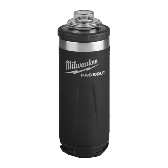 Термос Milwaukee PACKOUT BOTTLE 710 ML CHUG LID BLACK - 4932493466, Модель: PACKOUT BOTTLE 710 ML CHUG LID BLACK, внеший вид, изображение 3