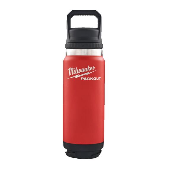 Термос Milwaukee PACKOUT BOTTLE 710 ML CHUG LID RED - 4932493465, Модель: PACKOUT BOTTLE 710 ML CHUG LID RED, внеший вид