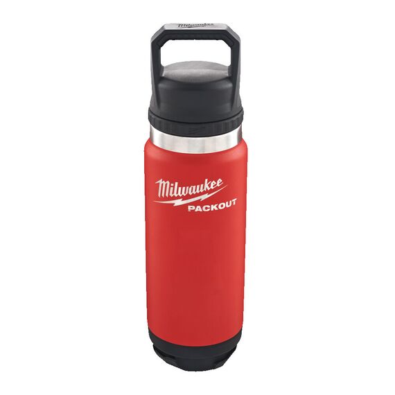Термос Milwaukee PACKOUT BOTTLE 710 ML CHUG LID RED - 4932493465, Модель: PACKOUT BOTTLE 710 ML CHUG LID RED, внеший вид, изображение 2