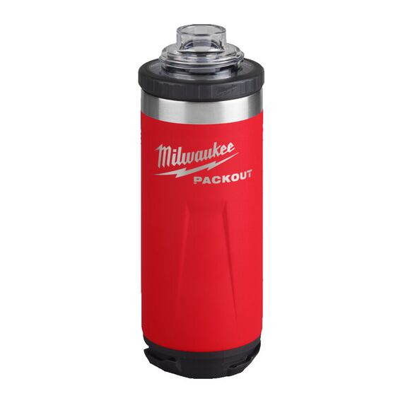 Термос Milwaukee PACKOUT BOTTLE 710 ML CHUG LID RED - 4932493465, Модель: PACKOUT BOTTLE 710 ML CHUG LID RED, внеший вид, изображение 3