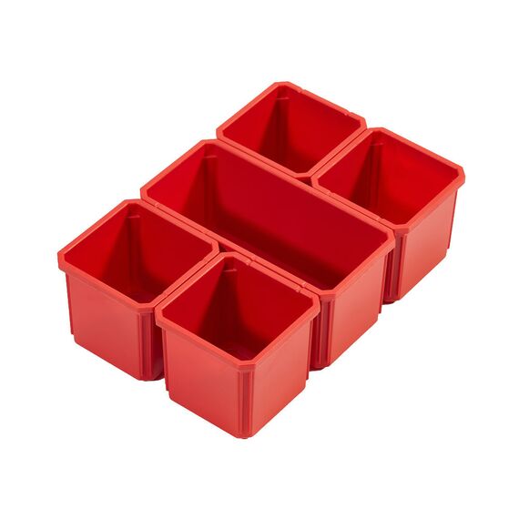 Ячейки для органайзеров Milwaukee PACKOUT bins Org 5 шт - 4932478300, внеший вид