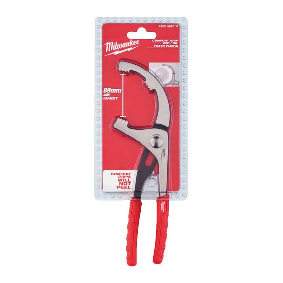 Ключ для снятия масляного фильтра Milwaukee PVC／OIL FILTER PLIERS - 4932492511, Модель: PVC／OIL FILTER PLIERS, Длина (мм): 229, внеший вид, изображение 2