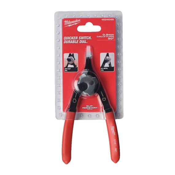 Съемник стопорных колец Milwaukee SMALL CIRCLIP PLIER 90° - 4932492489, Модель: SMALL CIRCLIP PLIER 90°, Длина (мм): 147, внеший вид, изображение 2
