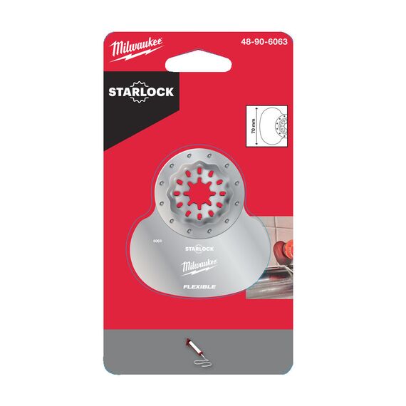 Гибкий скребок Milwaukee Scraper Flexible - 48906063, Ширина лезвия (мм): 70, Модель: Scraper Flexible, Длина (мм): -, внеший вид, изображение 2