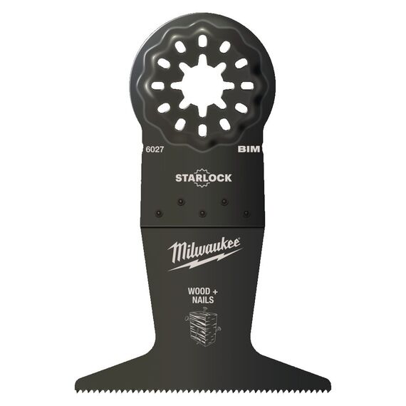 Полотно для мультитула Milwaukee WOOD 65MM PLUNGE BLADE 50 PC - 48906505, Ширина лезвия (мм): 65, Модель: WOOD 65MM PLUNGE BLADE 50 PC, Длина (мм): 42, внеший вид