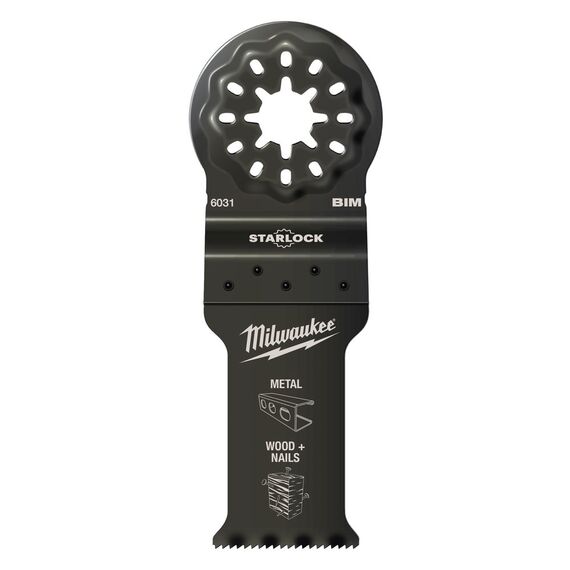 Полотно для мультитула Milwaukee WOOD & METAL BI-METAL 28MM PLUNGE BLADE 10 PC - 48906034, Ширина лезвия (мм): 28, Модель: WOOD & METAL BI-METAL 28MM PLUNGE BLADE 10 PC, Длина (мм): 47, внеший вид