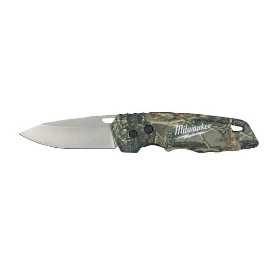 Нож складной - камуфляж Milwaukee FASTBACK CAMO FOLDING KNIFE - 4932492375, внеший вид