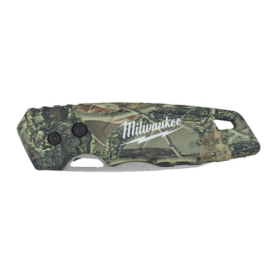 Нож складной - камуфляж Milwaukee FASTBACK CAMO FOLDING KNIFE - 4932492375, фото, изображение 2 Нож складной - камуфляж Milwaukee FASTBACK CAMO FOLDING KNIFE - 4932492375, внеший вид, изображение 2