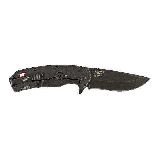 Складной нож с гладким лезвием Milwaukee HARDLINE FOLDING KNIFE SMOOTH 89 MM - 4932492453, Ширина лезвия (мм): 20, Модель: HARDLINE FOLDING KNIFE SMOOTH 89 MM, внеший вид, изображение 2