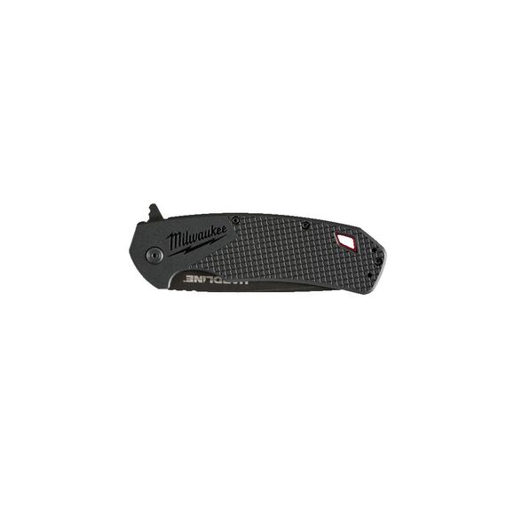 Складной нож с гладким лезвием Milwaukee HARDLINE FOLDING KNIFE SMOOTH 89 MM - 4932492453, Ширина лезвия (мм): 20, Модель: HARDLINE FOLDING KNIFE SMOOTH 89 MM, внеший вид, изображение 3