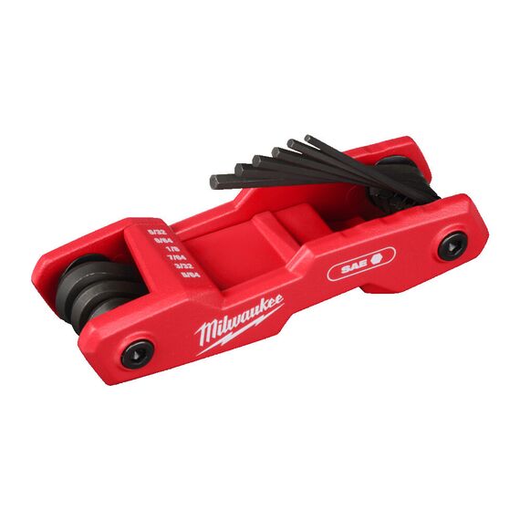 Набор шестигранных дюймовых ключей HEX FOLDING KEY IMPERIAL SET 9 PC Milwaukee - 4932493614, Модель: HEX FOLDING KEY IMPERIAL SET 9 PC, фото, изображение 2 Набор шестигранных дюймовых ключей HEX FOLDING KEY IMPERIAL SET 9 PC Milwaukee - 4932493614, Модель: HEX FOLDING KEY IMPERIAL SET 9 PC, внеший вид, изображение 2