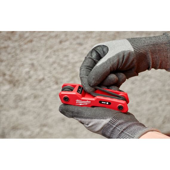 Набор складных шестигранных ключей Milwaukee HEX FOLDING KEY METRIC SET 8 PC - 4932480978, Модель: HEX FOLDING KEY METRIC SET 8 PC, внеший вид, изображение 8