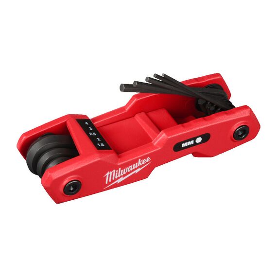 Набор складных шестигранных ключей Milwaukee HEX FOLDING KEY METRIC SET 8 PC - 4932480978, Модель: HEX FOLDING KEY METRIC SET 8 PC, внеший вид, изображение 2
