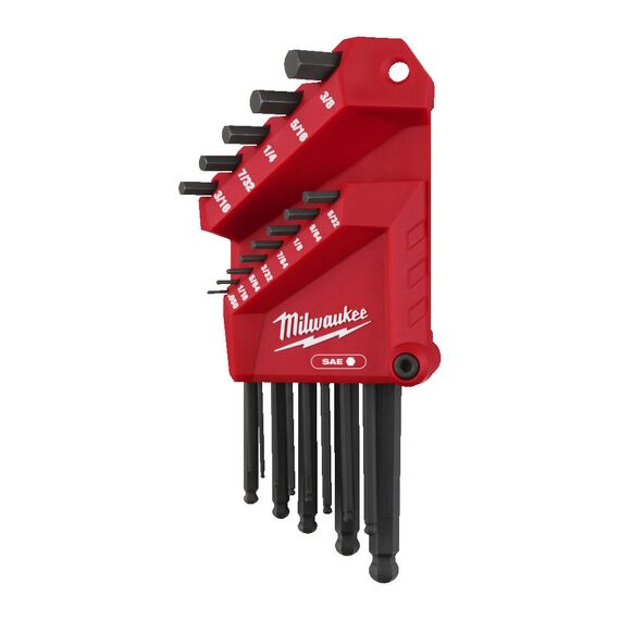 Набор шестигранных дюймовых ключей Milwaukee HEX KEY IMPERIAL SET 13 PC - 4932493615, внеший вид