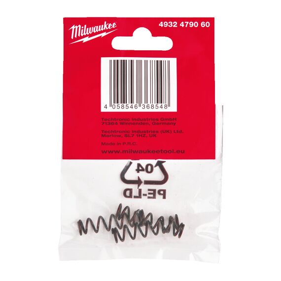 Пружина для цельных твердосплавных коронок Milwaukee HOLESAW SPRING 3PC - 4932479060, внеший вид, изображение 2