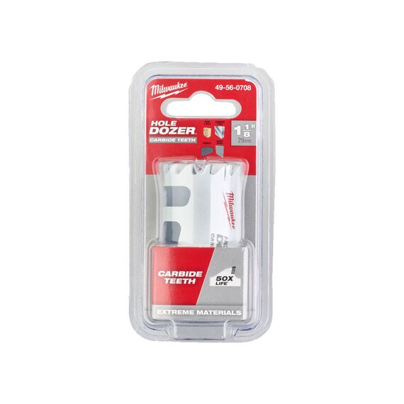 Биметаллическая коронка с твердосплавными зубьями Milwaukee HOLESAW TCT HOLE DOZER 27MM - 49560807, Диаметр: 27, Модель: HOLESAW TCT HOLE DOZER 27MM, внеший вид, изображение 2