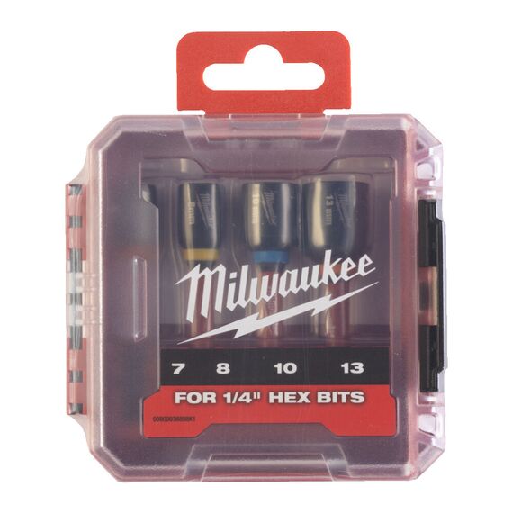Набор магнитных торцевых насадок Milwaukee MAG SHW IMPACT DUTY NUT DRIVER SET 4 PC - 4932492445, Модель: MAG SHW IMPACT DUTY NUT DRIVER SET 4 PC, фото, изображение 2 Набор магнитных торцевых насадок Milwaukee MAG SHW IMPACT DUTY NUT DRIVER SET 4 PC - 4932492445, Модель: MAG SHW IMPACT DUTY NUT DRIVER SET 4 PC, внеший вид, изображение 2