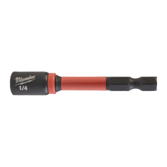 Магнитная торцевая насадка Milwaukee NUT DRIVER MAG SHW 1／4˝ X 65 MM - 4932492436, Модель: NUT DRIVER MAG SHW 1／4˝ X 65 MM, внеший вид