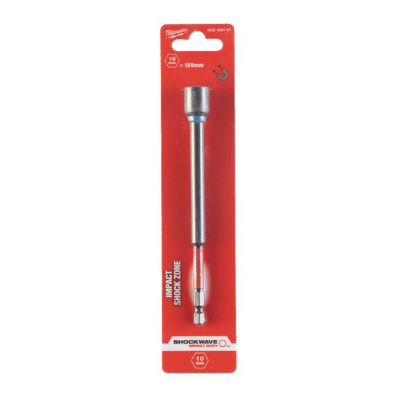 Магнитная торцевая насадка Milwaukee NUT DRIVER MAG SHW HEX10 X 150 MM - 4932492447, Модель: NUT DRIVER MAG SHW HEX10 X 150 MM, фото, изображение 2 Магнитная торцевая насадка Milwaukee NUT DRIVER MAG SHW HEX10 X 150 MM - 4932492447, Модель: NUT DRIVER MAG SHW HEX10 X 150 MM, внеший вид, изображение 2