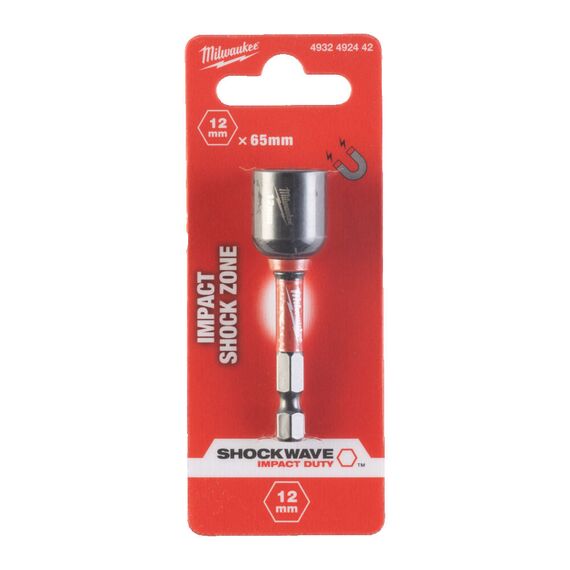 Магнитная торцевая насадка Milwaukee NUT DRIVER MAG SHW HEX12 X 65 MM - 4932492442, Модель: NUT DRIVER MAG SHW HEX12 X 65 MM, фото, изображение 2 Магнитная торцевая насадка Milwaukee NUT DRIVER MAG SHW HEX12 X 65 MM - 4932492442, Модель: NUT DRIVER MAG SHW HEX12 X 65 MM, внеший вид, изображение 2