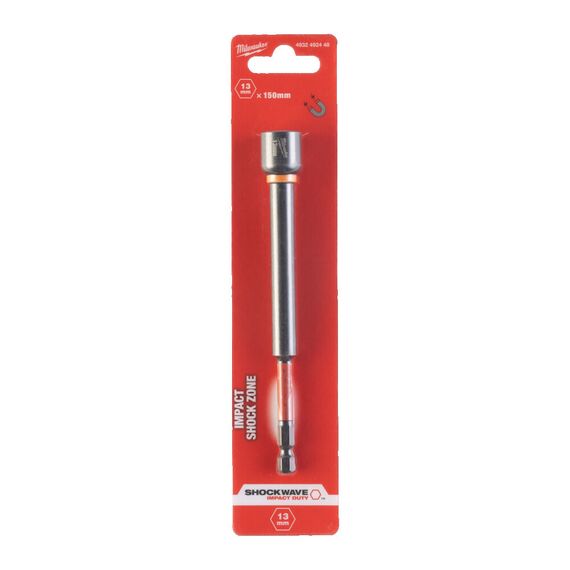 Магнитная торцевая насадка Milwaukee NUT DRIVER MAG SHW HEX13 X 150 MM - 4932492448, Модель: NUT DRIVER MAG SHW HEX13 X 150 MM, фото, изображение 2 Магнитная торцевая насадка Milwaukee NUT DRIVER MAG SHW HEX13 X 150 MM - 4932492448, Модель: NUT DRIVER MAG SHW HEX13 X 150 MM, внеший вид, изображение 2