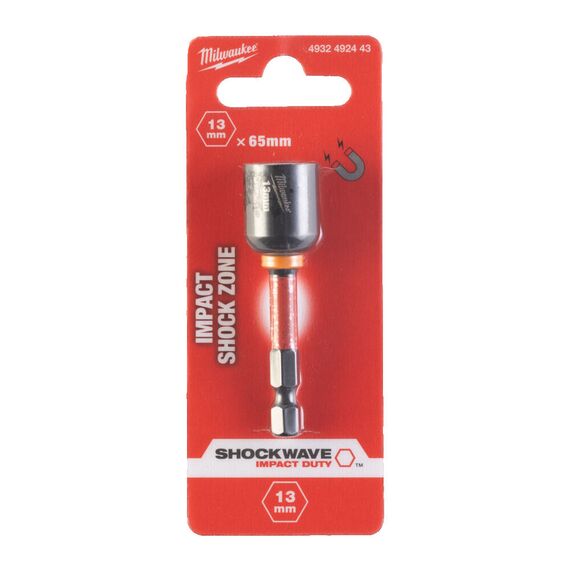 Магнитная торцевая насадка Milwaukee NUT DRIVER MAG SHW HEX13 X 65 MM - 4932492443, Модель: NUT DRIVER MAG SHW HEX13 X 65 MM, фото, изображение 2 Магнитная торцевая насадка Milwaukee NUT DRIVER MAG SHW HEX13 X 65 MM - 4932492443, Модель: NUT DRIVER MAG SHW HEX13 X 65 MM, внеший вид, изображение 2