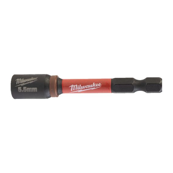 Магнитная торцевая насадка Milwaukee NUT DRIVER MAG SHW HEX5.5 X 65 MM - 4932492434, Модель: NUT DRIVER MAG SHW HEX5.5 X 65 MM, внеший вид