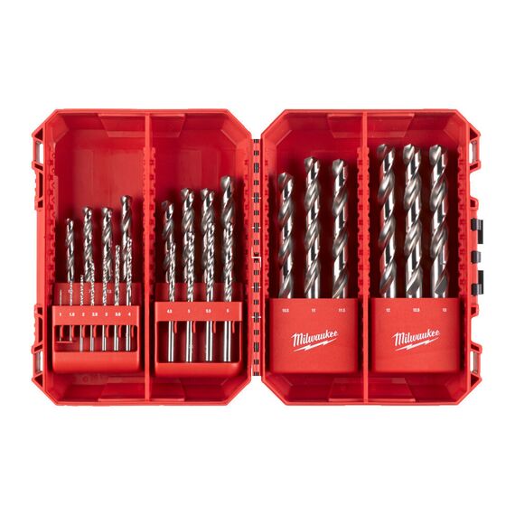 Набор сверл по металлу Milwaukee THUNDERWEB HSS-G DIN338 1-13 MM 25 PC SET - 4932493870, внеший вид