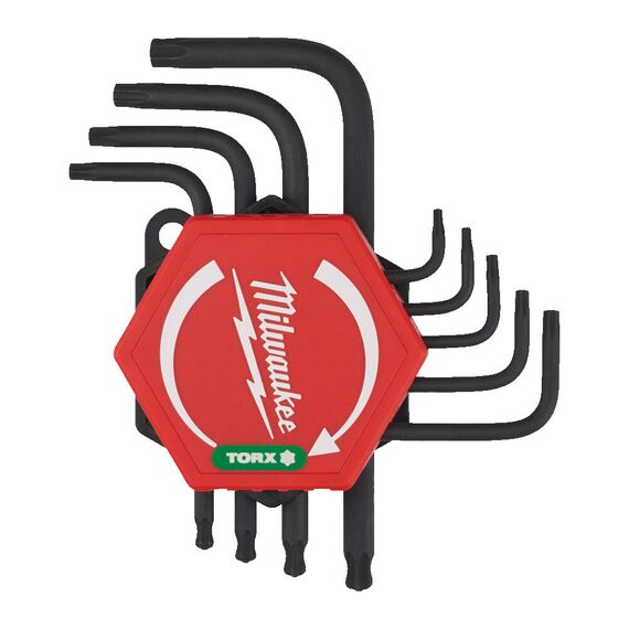 Набор коротких ключей TORX COMPACT KEY SET 9 PC Milwaukee - 4932492703, фото, изображение 2 Набор коротких ключей TORX COMPACT KEY SET 9 PC Milwaukee - 4932492703, внеший вид, изображение 2