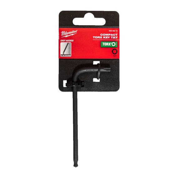 Ключ TORX COMPACT KEY T27 Milwaukee короткий - 4932492710, Модель: TORX COMPACT KEY T27, Длина (мм): 96, внеший вид, изображение 2
