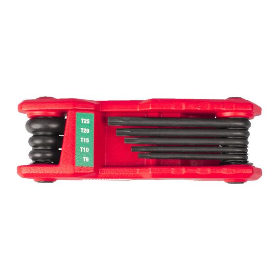Набор складных ключей TORX FOLDING KEY SET 8 PC Milwaukee - 4932480979, внеший вид, изображение 4