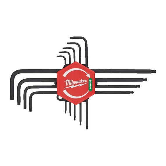 Набор ключей TORX KEY SET 9 PC Milwaukee - 4932492693, внеший вид, изображение 2