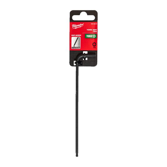 Ключ TORX KEY T20 Milwaukee - 4932492698, Тип ключа: T20, Модель: TORX KEY T20, Длина (мм): 144, фото, изображение 2 Ключ TORX KEY T20 Milwaukee - 4932492698, Тип ключа: T20, Модель: TORX KEY T20, Длина (мм): 144, внеший вид, изображение 2