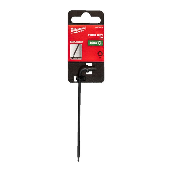 Ключ TORX KEY T9 Milwaukee - 4932492695, Тип ключа: T9, Модель: TORX KEY T9, Длина (мм): 102, фото, изображение 2 Ключ TORX KEY T9 Milwaukee - 4932492695, Тип ключа: T9, Модель: TORX KEY T9, Длина (мм): 102, внеший вид, изображение 2