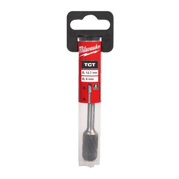 Бор-фреза твердосплавная Milwaukee Burr TC Type C 6x12.7mm - 4932493987, Тип фрезы: C, Ширина фрезы (мм): 12,7, Модель: Burr TC Type C 6x12.7mm, внеший вид, изображение 2