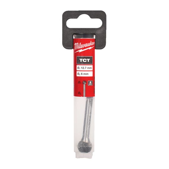 Бор-фреза твердосплавная Milwaukee Burr TC Type D 6x12.7mm - 4932493988, Тип фрезы: D, Ширина фрезы (мм): 12,7, Модель: Burr TC Type D 6x12.7mm, внеший вид, изображение 2